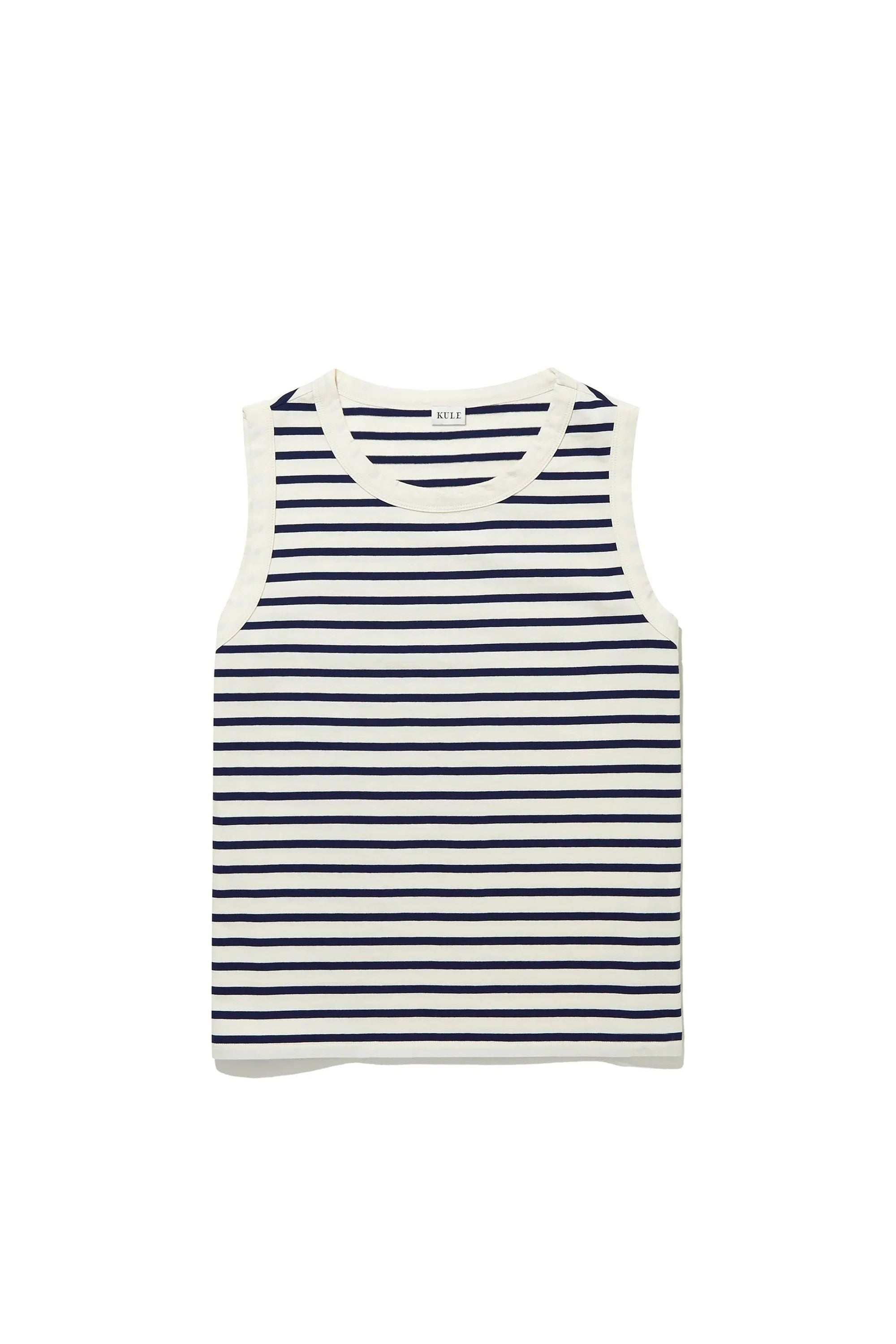The Tank Cream/Navy Kule