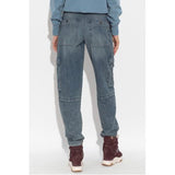 Light Gray Isabel Marant Nayla Pants Faded Blue