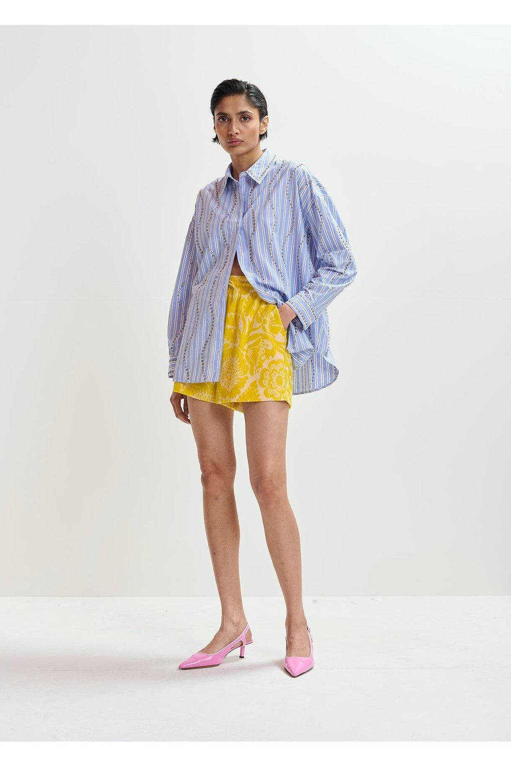 JEHLANI STUDDED OVERSIZE SHIRT ESSENTIEL ANTWERP