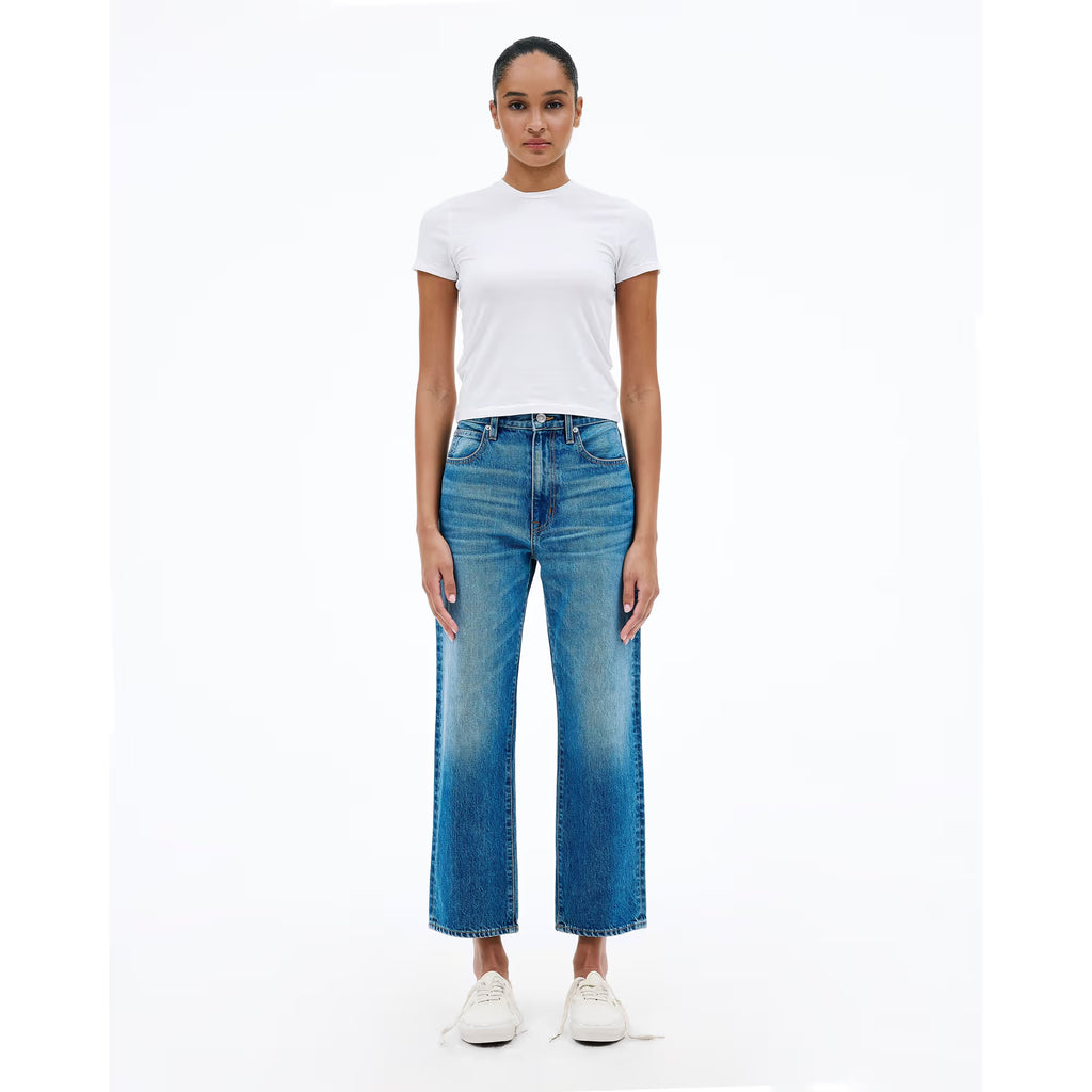 London Crop Tucson Blue Jeans SLVRLAKE