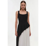 Zayla Pleated Midi Dress Simkhai