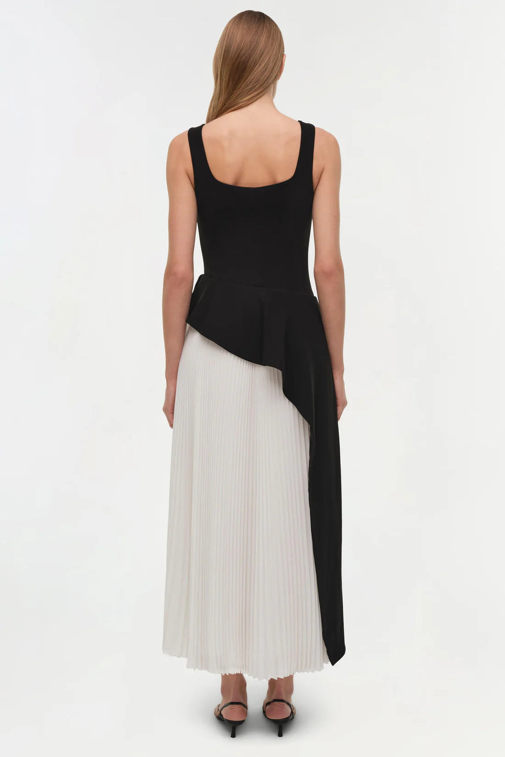 Zayla Pleated Midi Dress Simkhai