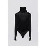 Long Sleeve Black Bodysuit | Primm's