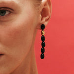 Edith Earrings (Black/Gold) Heaven Mayhem
