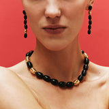 Edith Earrings (Black/Gold) Heaven Mayhem