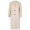 Light Gray Florane Coat Ecru