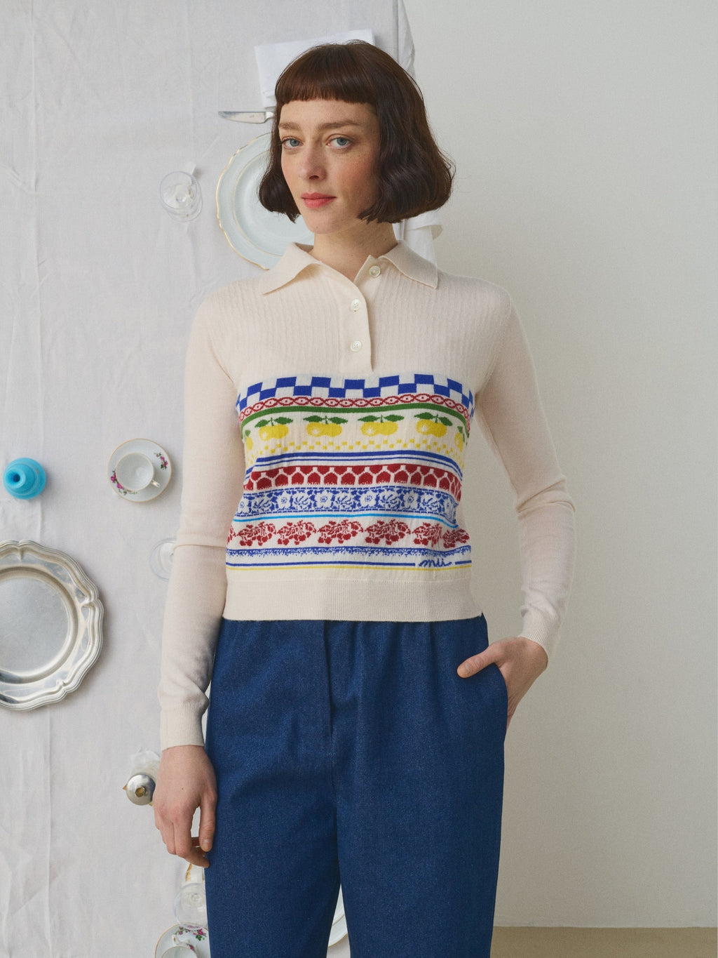 Polo Shirt - Crockery Mii