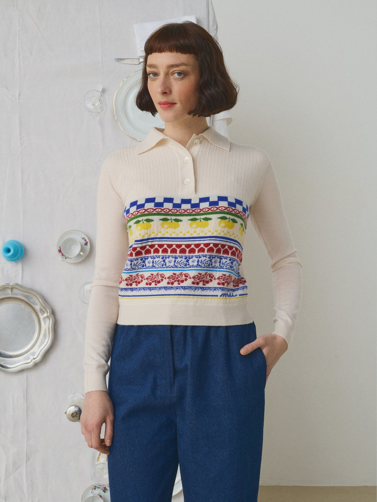 Polo Shirt - Crockery Mii