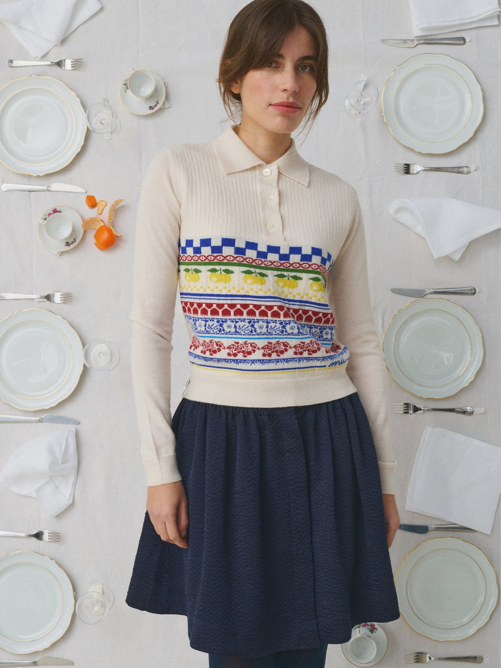 Polo Shirt - Crockery Mii
