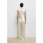 BARB SLEEVELESS COWL NECK