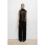 BARB SLEEVELESS COWL NECK