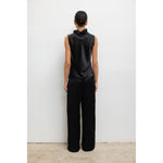 BARB SLEEVELESS COWL NECK