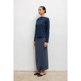 MARGO STRIPE LONG SLEEVE BOATNECK