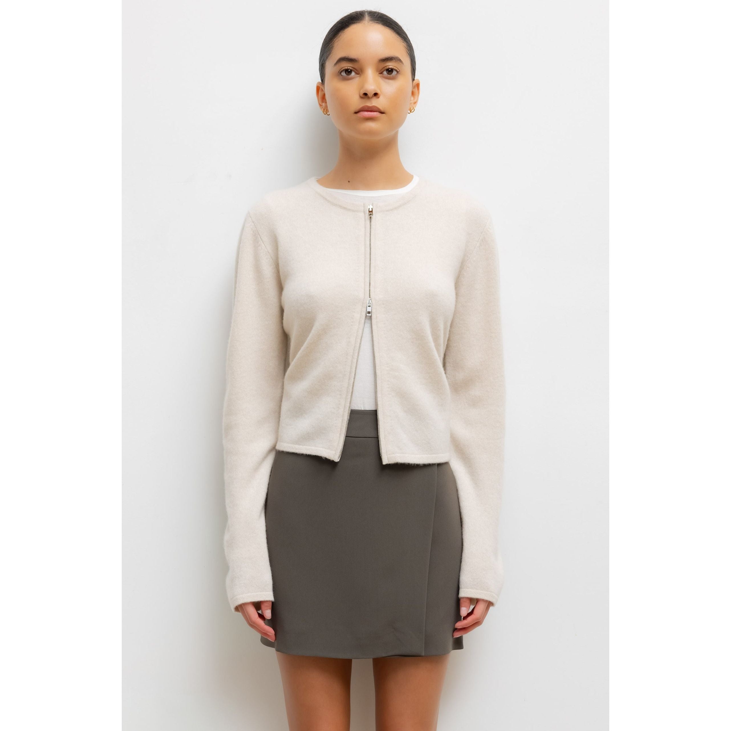 JESSE ZIP CARDIGAN