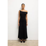 RIO ONE SLEEVE COLUMN DRESS