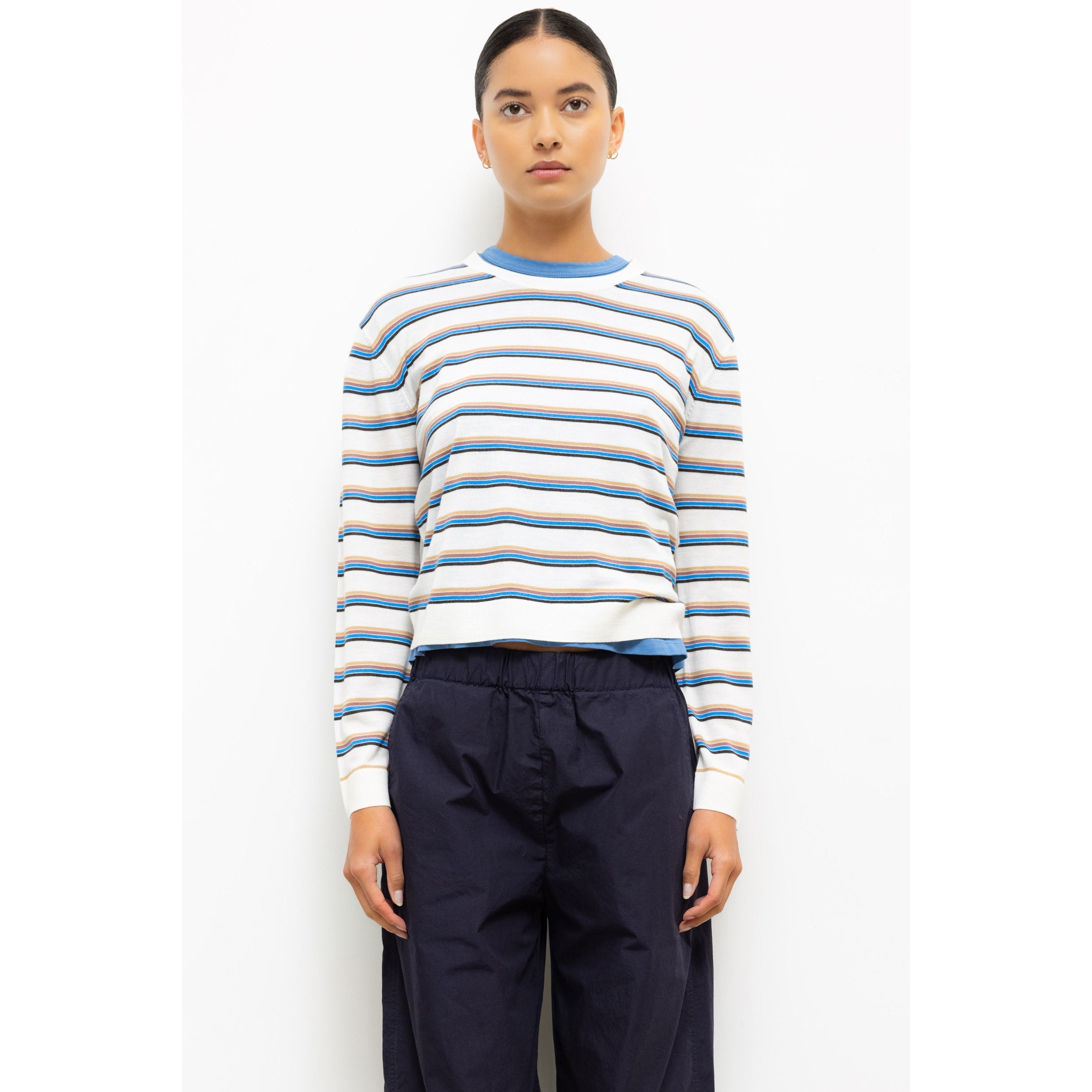 JAMES STRIPE CLASSIC CREW LESET