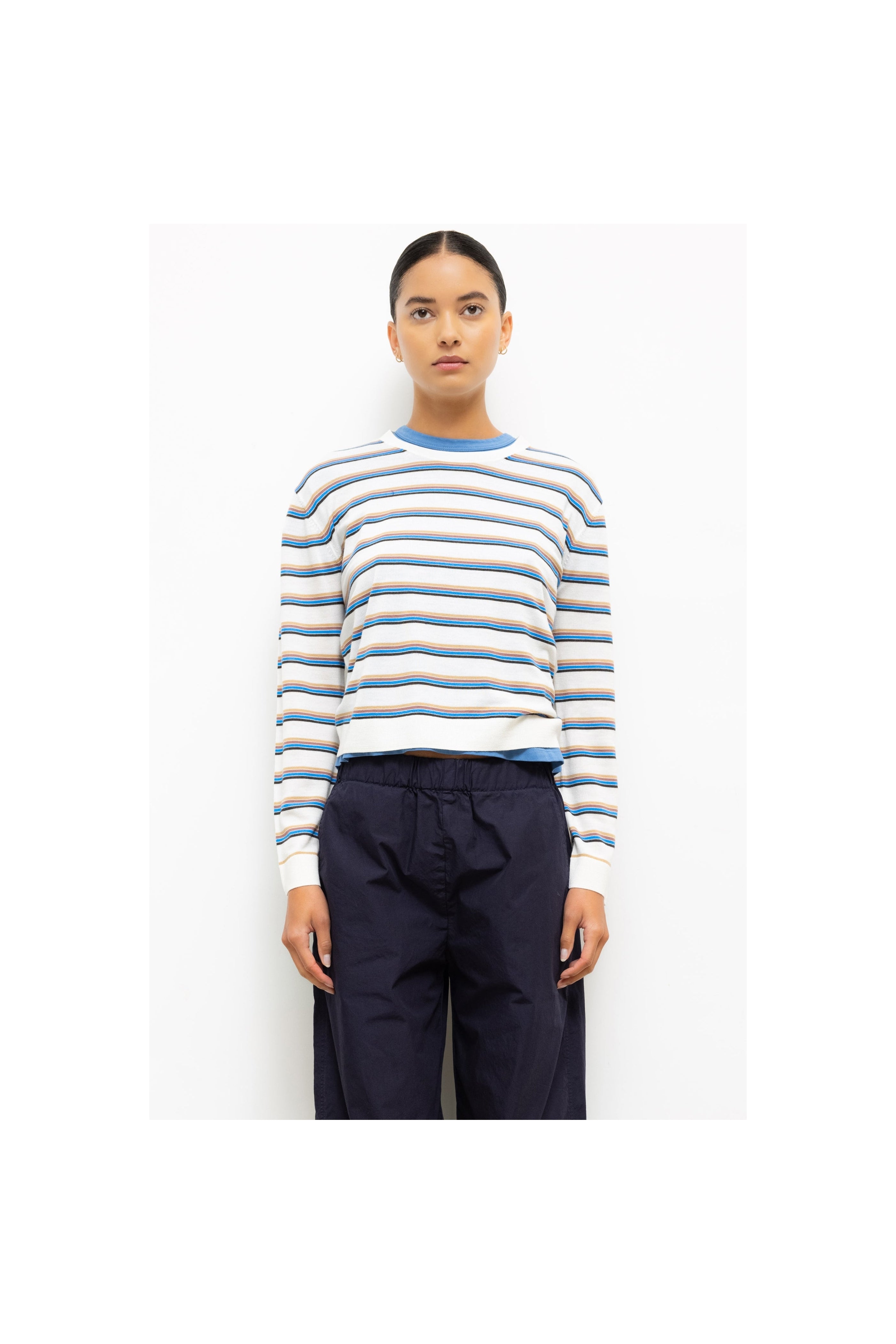 JAMES STRIPE CLASSIC CREW LESET