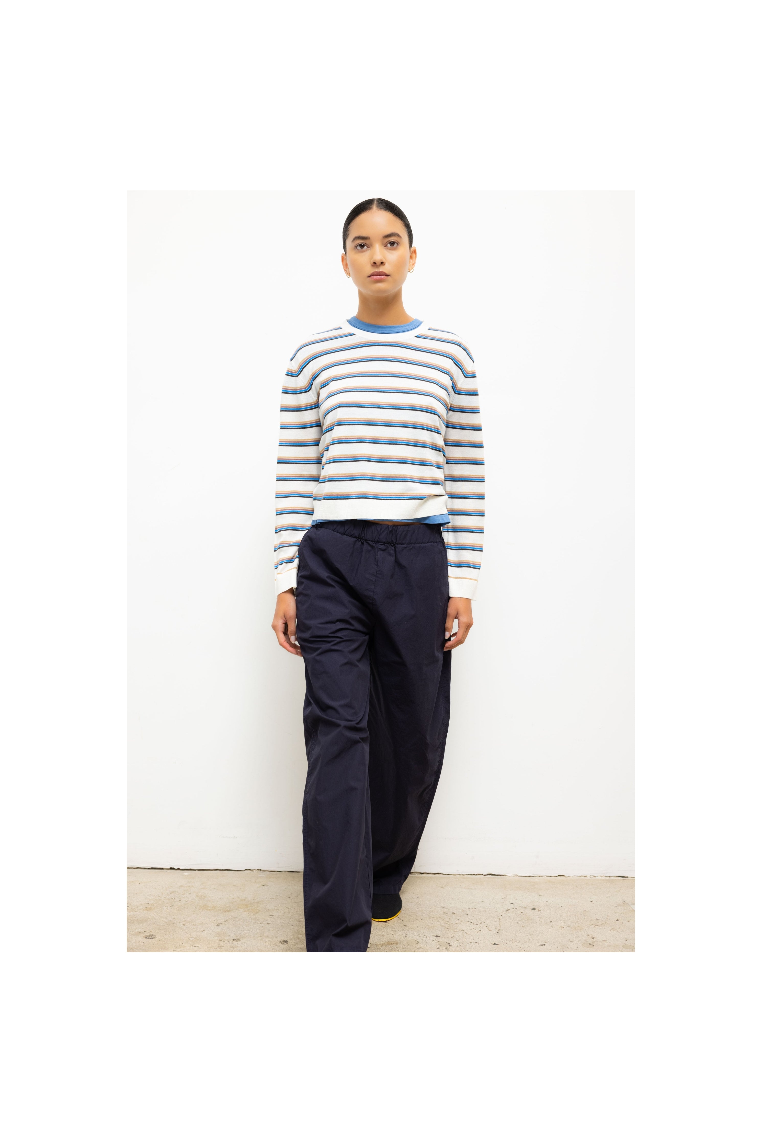 JAMES STRIPE CLASSIC CREW LESET