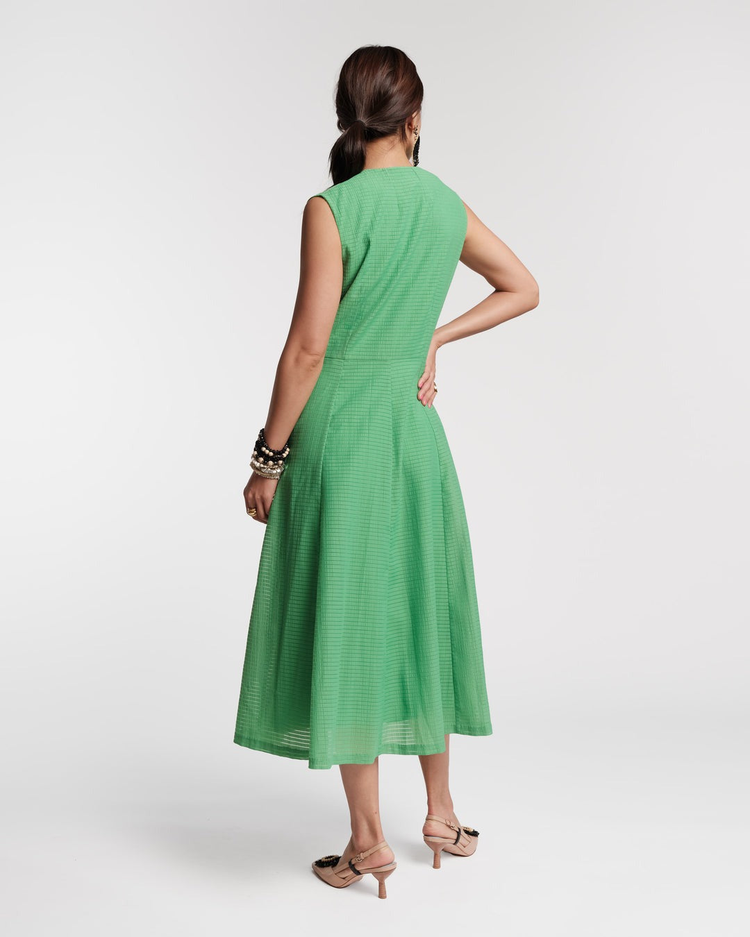 Frances Valentine Peggy Dress Set Cotton Green