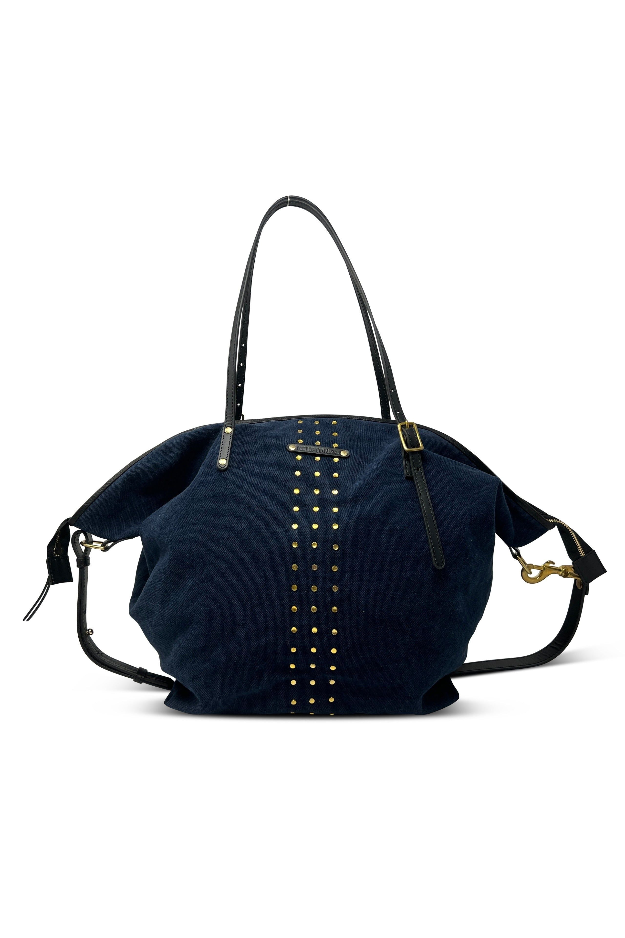 WASHED NAVY CANVAS CROSSBODY Kempton & Co