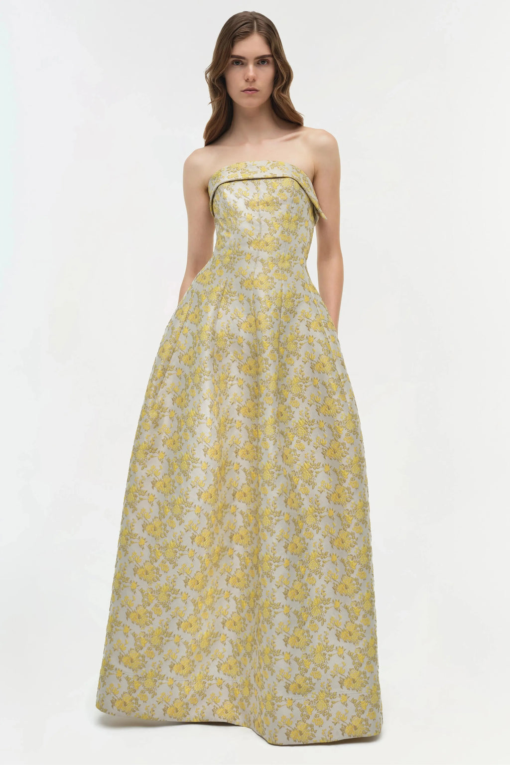 Octavia Strapless Gown Simkhai