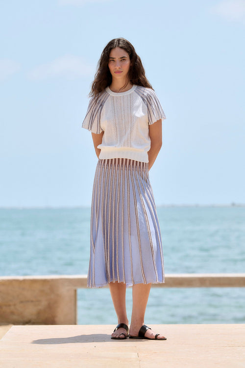 Striped Radical Knit Sky Blue Sita Murt