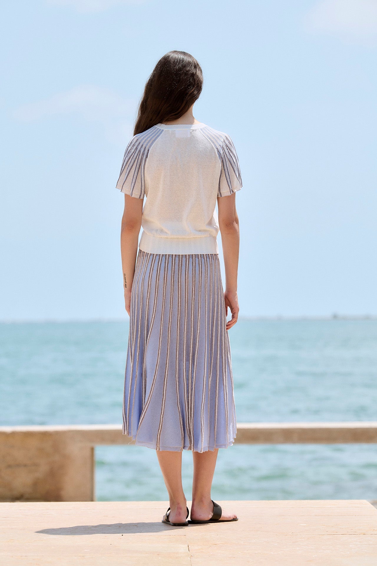 Striped Radical Knit Sky Blue Sita Murt