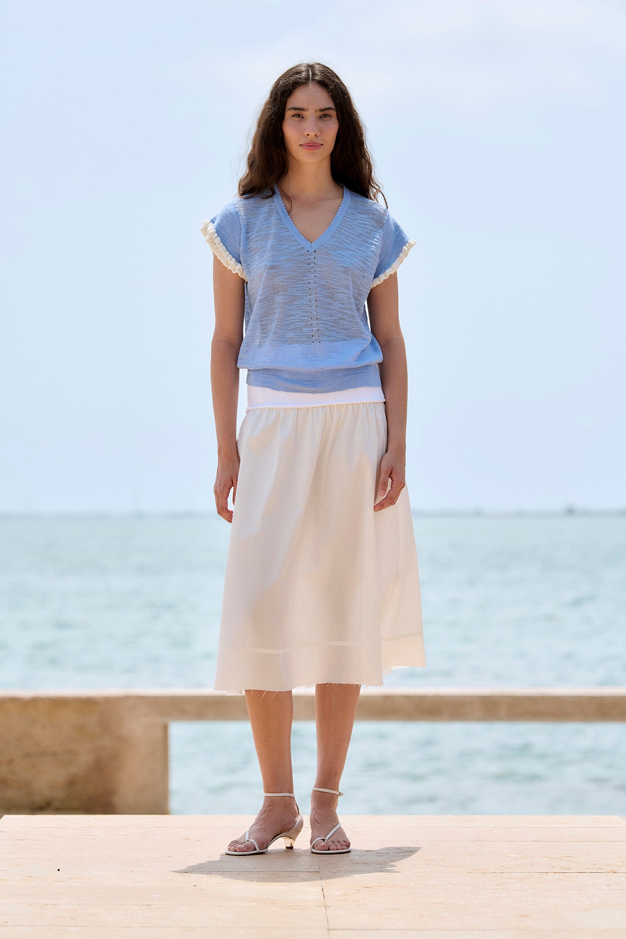 V-neck flared sweater Sita Murt