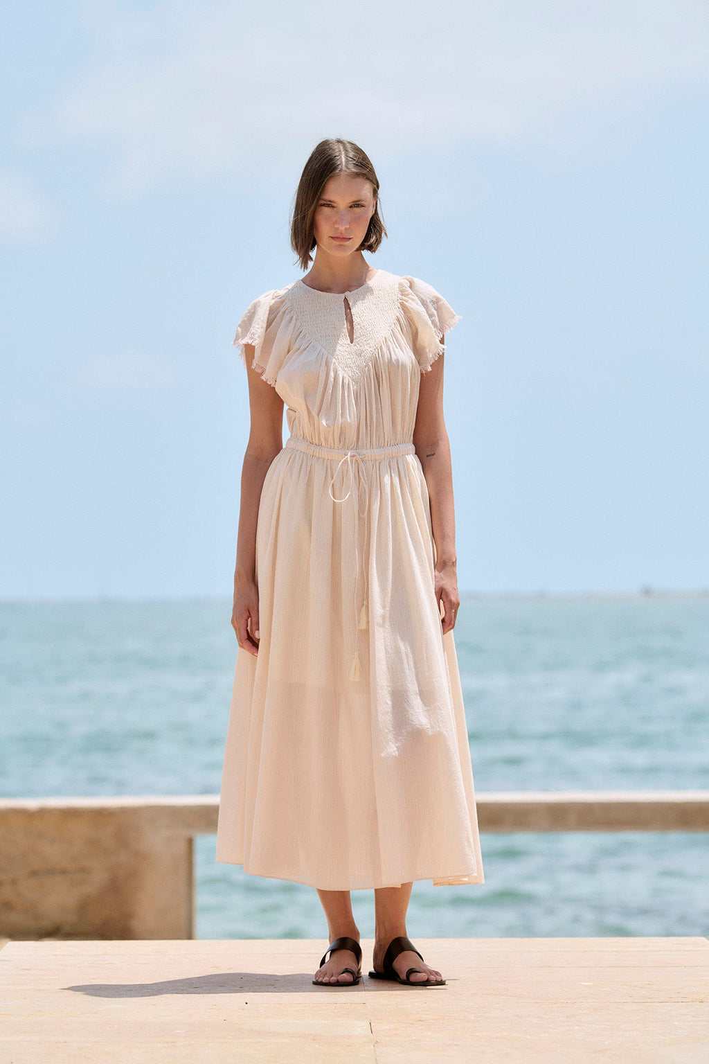 Striped Midi Dress Sita Murt