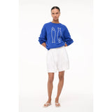 Staud Giada Sweater Pale Blue