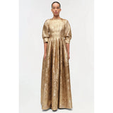 Claravelle Metallic Jacquard Gown Simkhai