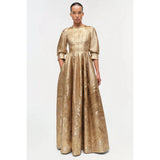 Claravelle Metallic Jacquard Gown Simkhai