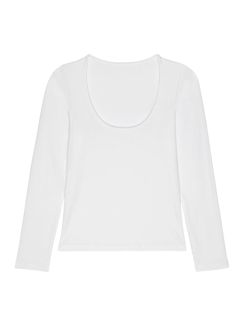 The Baby Rib Scoop Neck DONNI.