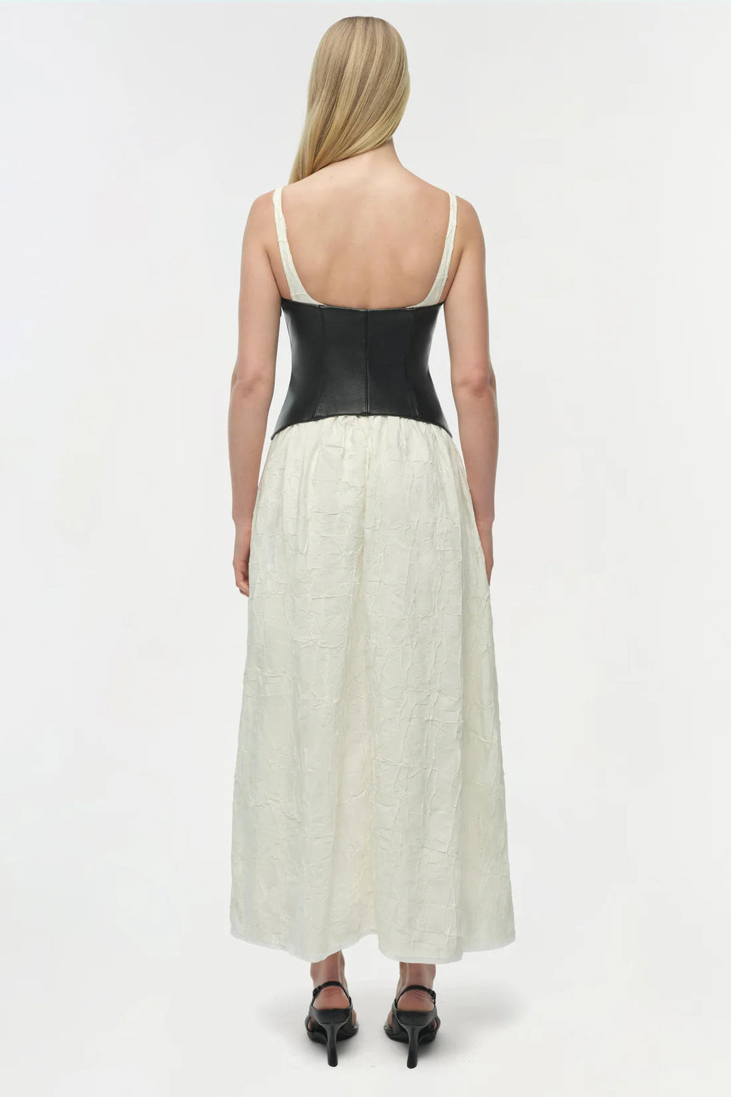 Cortland Belted Bustier Midi Dress Simkhai