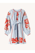Pixel Rose Mini Dress Annabo