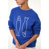 Staud Giada Sweater Pale Blue