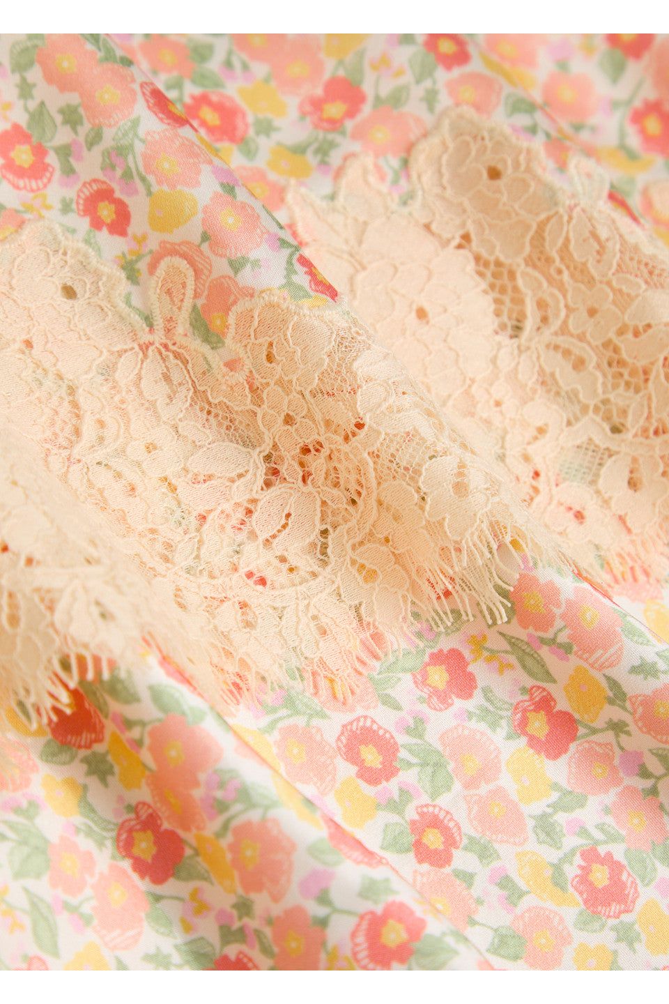 Matilde Skirt Katie Floral Cream RIXO