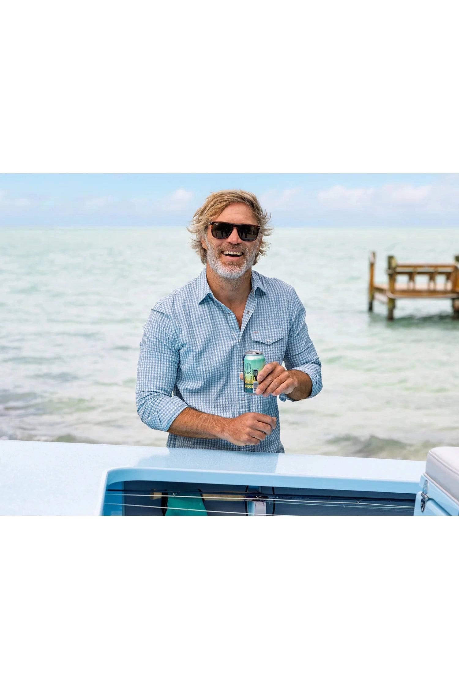 Performance Pearl Snap Button Down Criquet