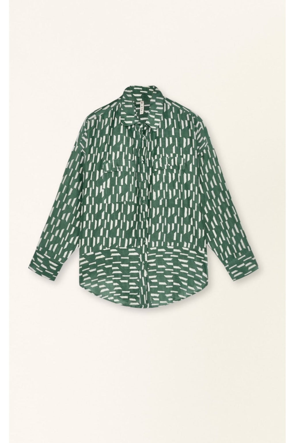 Kyoto Shirt in Verdure Rainfall MIRTH