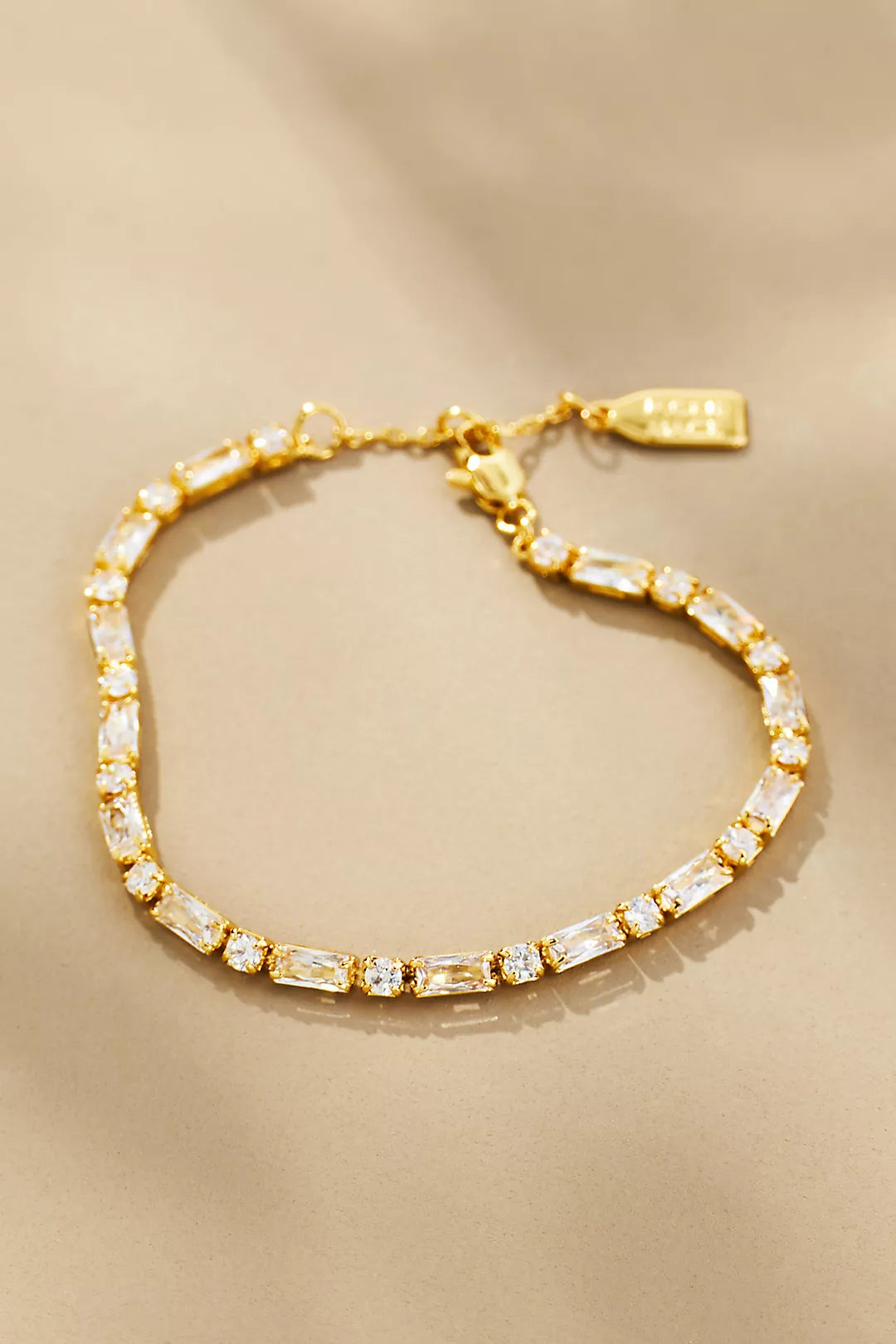 Jackie Mack Lyra Tennis Bracelet Gold