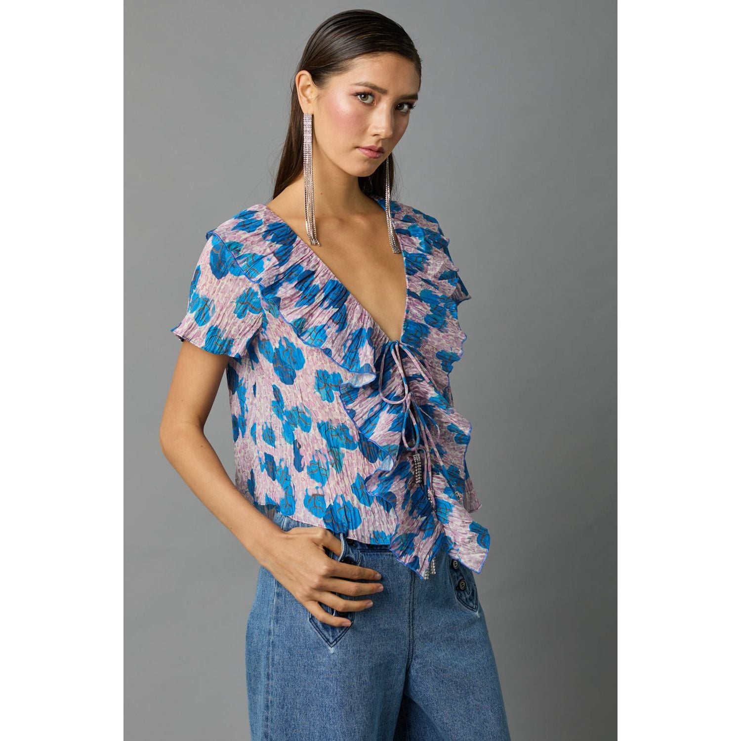 Hope for Flowers Frilled Bolero Blouse