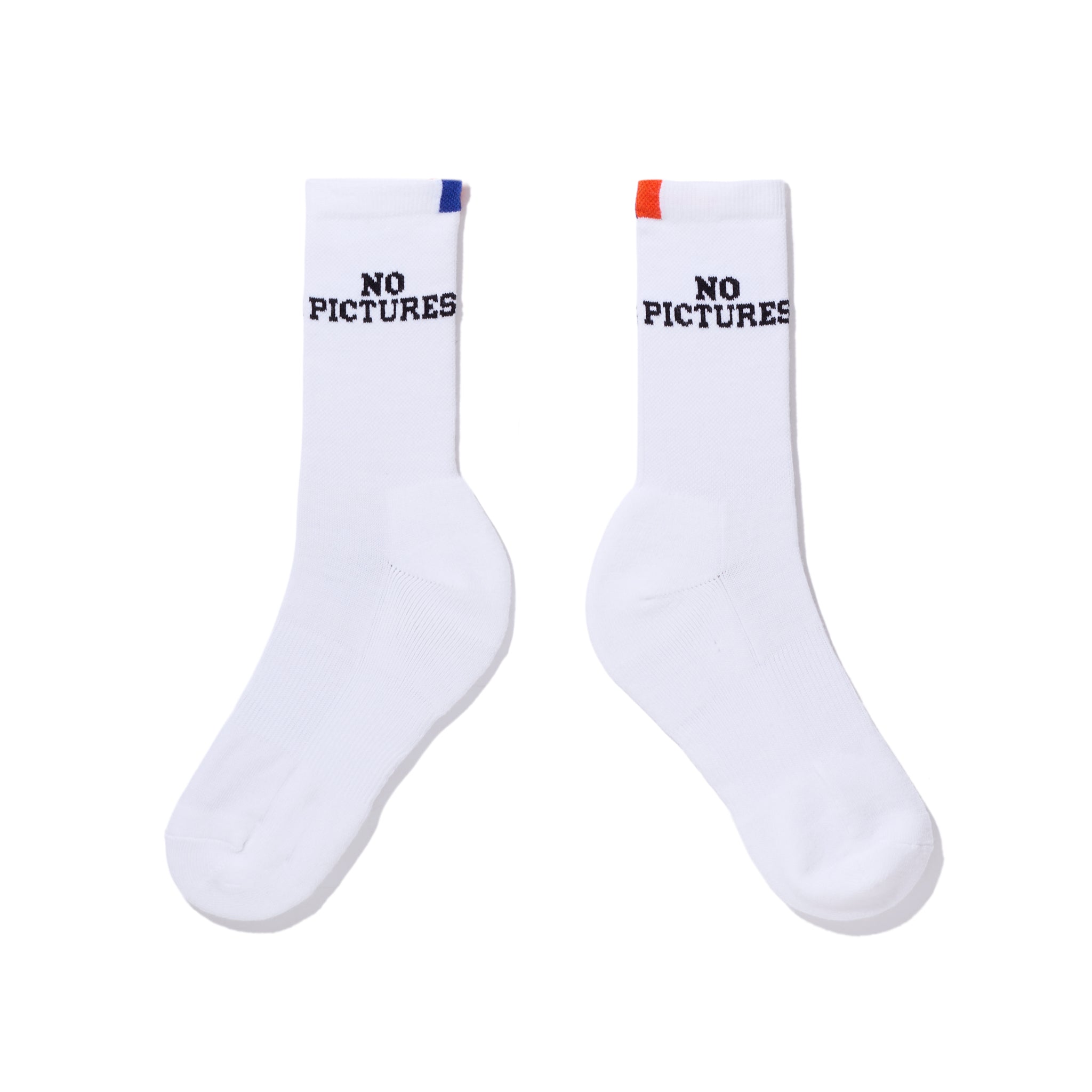 The Women's No Pictures Socks - White KULE (New)