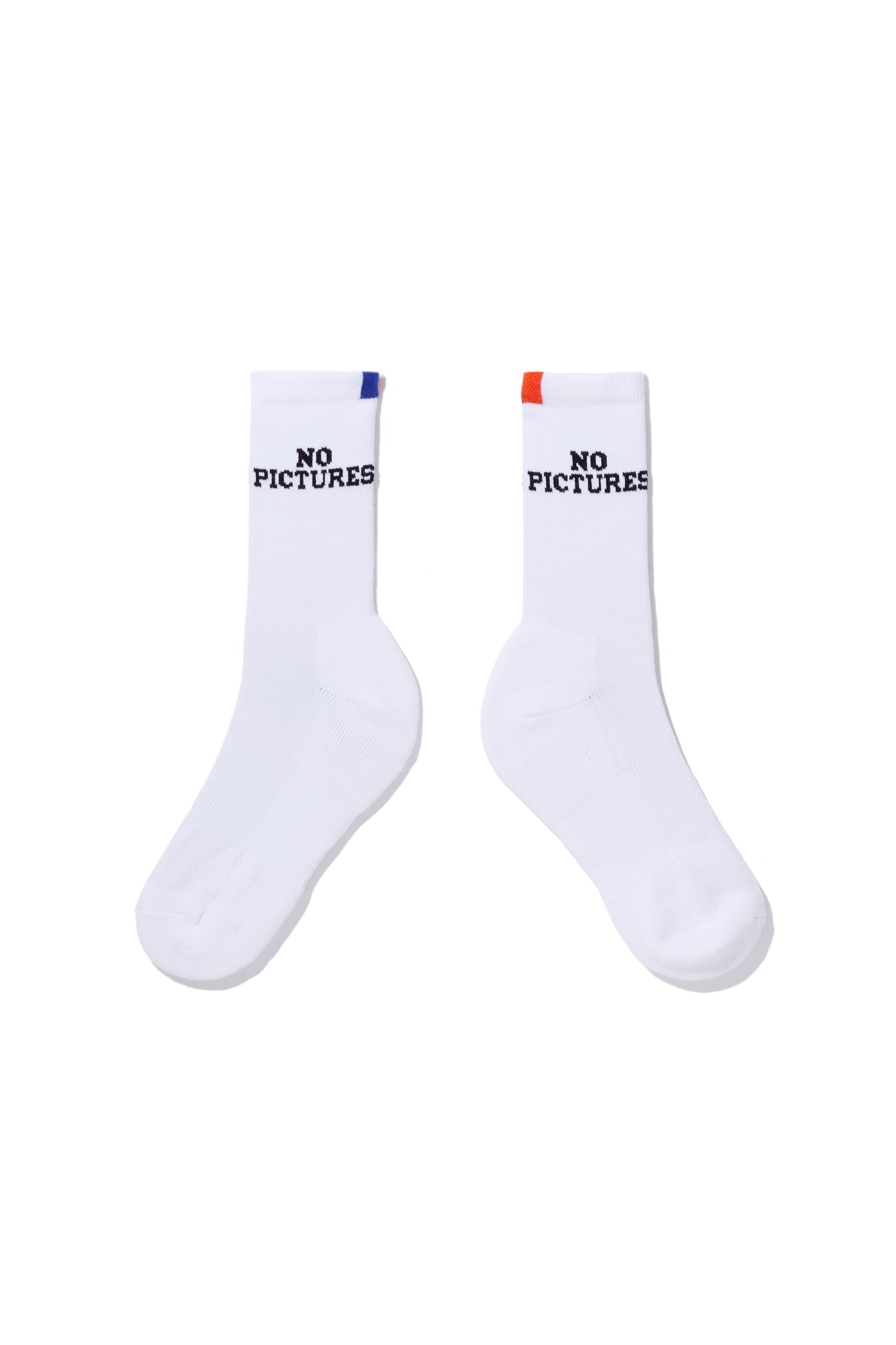 The Women's No Pictures Socks - White KULE (New)