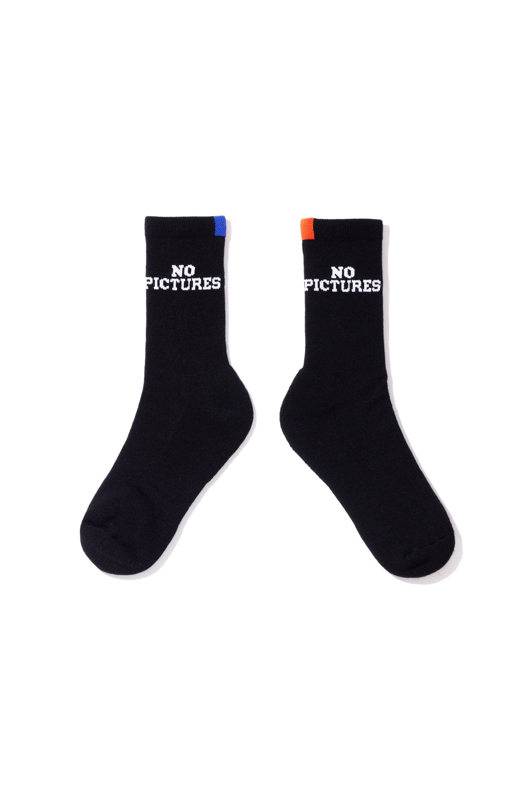 The Women's No Pictures Socks - Black KULE (New)
