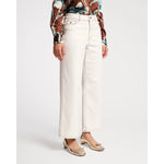 Beige Frances Valentine Ace Jean Stretch Denim White