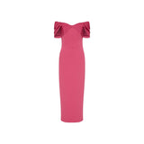 Rebecca Vallance Anais Off Shoulder Midi Dress