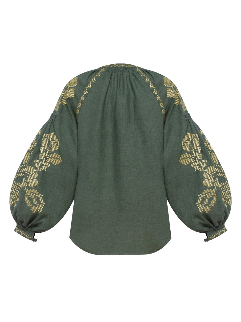 Elysian Garden Linen Blouse Annabo