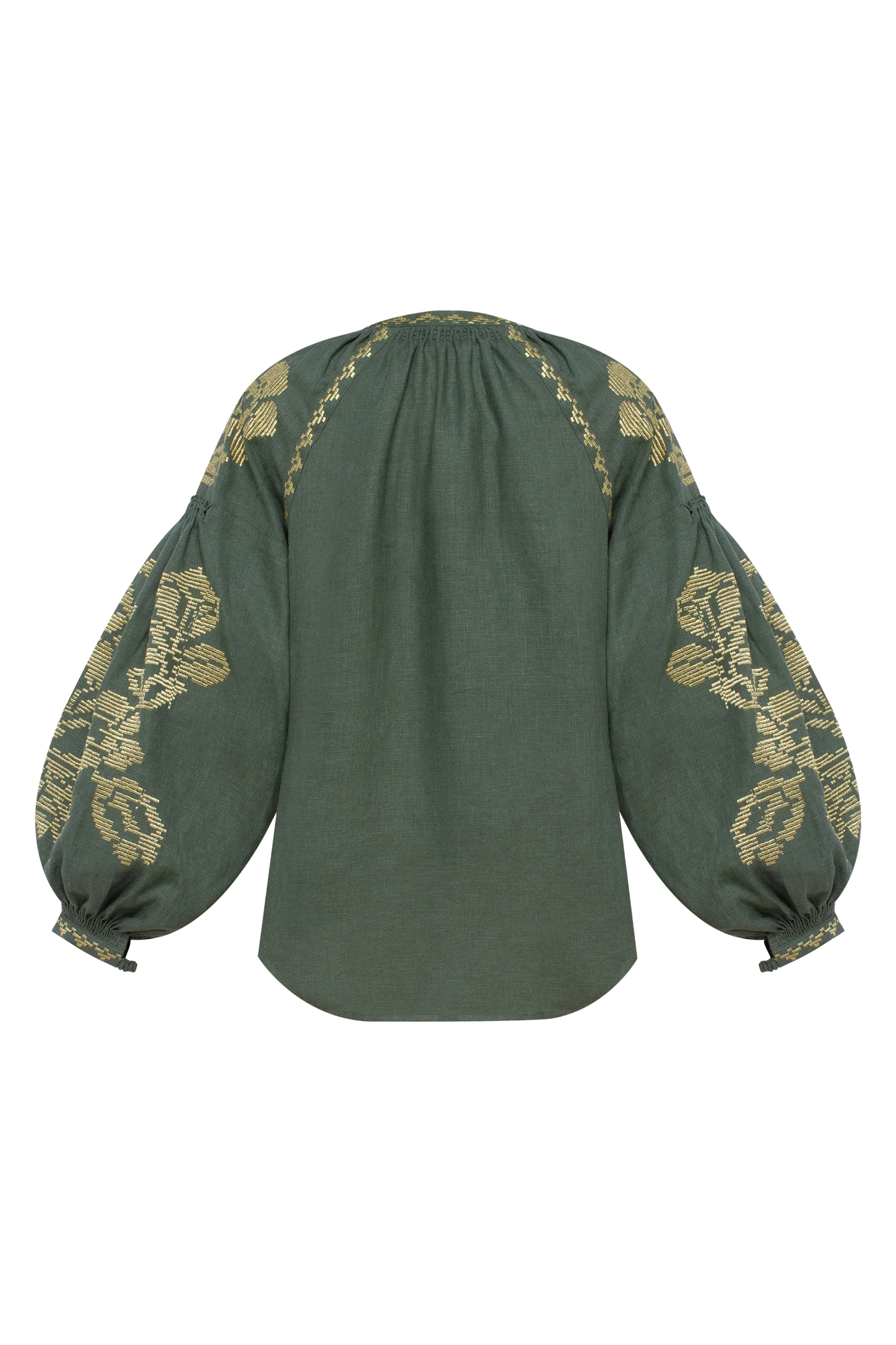 Elysian Garden Linen Blouse Annabo