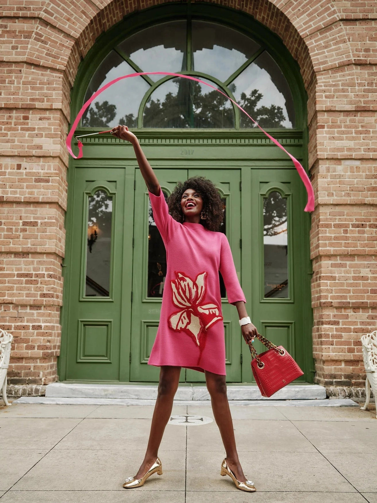 Annie Dress Fringed Tulip Frances Valentine