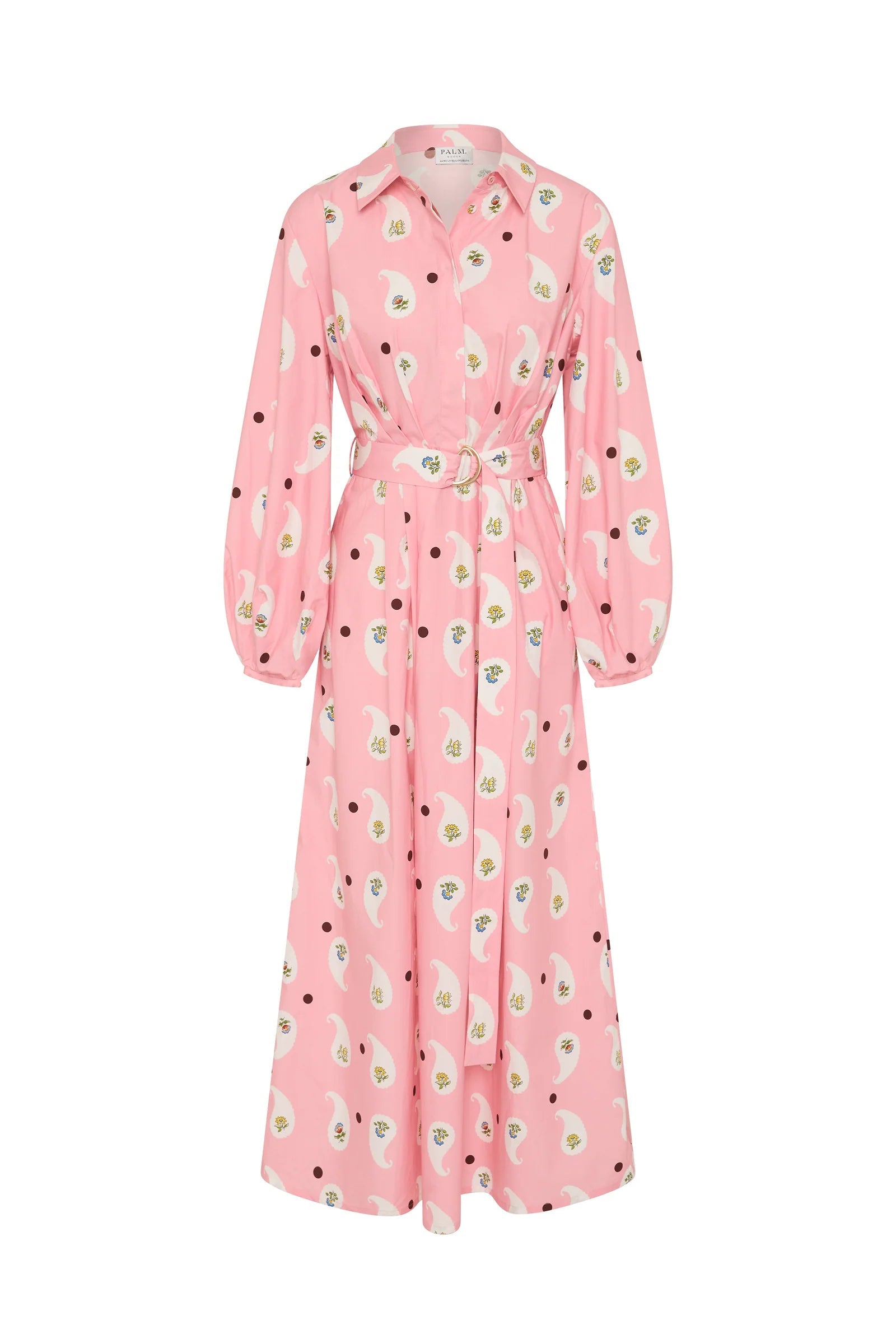 Emily Shirt Dress Bicheno Paisley Palm Noosa